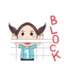 Moji_volleyball（個別スタンプ：4）
