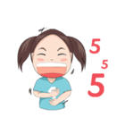 Moji_volleyball（個別スタンプ：5）