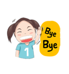 Moji_volleyball（個別スタンプ：6）