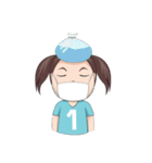 Moji_volleyball（個別スタンプ：7）