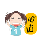 Moji_volleyball（個別スタンプ：9）