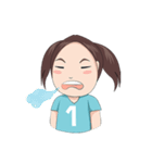 Moji_volleyball（個別スタンプ：14）