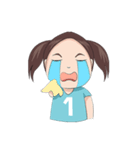 Moji_volleyball（個別スタンプ：16）