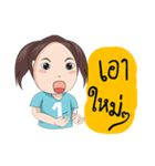 Moji_volleyball（個別スタンプ：18）