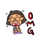 Toilet hair mom（個別スタンプ：21）