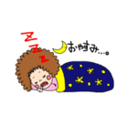 もふもふアフロガール（個別スタンプ：3）