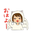 あくまとてんし（個別スタンプ：1）