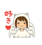 あくまとてんし（個別スタンプ：3）