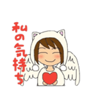 あくまとてんし（個別スタンプ：4）