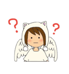 あくまとてんし（個別スタンプ：15）