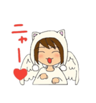 あくまとてんし（個別スタンプ：21）