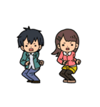 男女スタンプ（個別スタンプ：4）