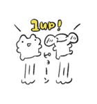 うさぽんとプイダモン（個別スタンプ：21）