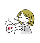 うさぽんとプイダモン（個別スタンプ：32）