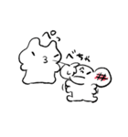 うさぽんとプイダモン（個別スタンプ：40）
