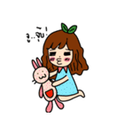 girl lovely（個別スタンプ：16）