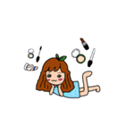 girl lovely（個別スタンプ：21）