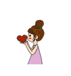 girl lovely（個別スタンプ：31）