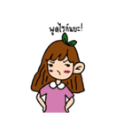 girl lovely（個別スタンプ：36）