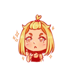Orange fruits Girl（個別スタンプ：8）
