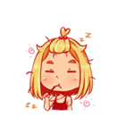 Orange fruits Girl（個別スタンプ：12）