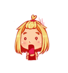 Orange fruits Girl（個別スタンプ：20）