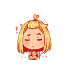 Orange fruits Girl（個別スタンプ：24）