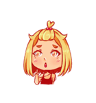 Orange fruits Girl（個別スタンプ：25）