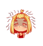 Orange fruits Girl（個別スタンプ：32）