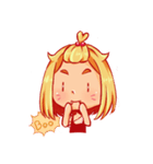 Orange fruits Girl（個別スタンプ：40）