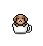 ドット絵プードル最高（個別スタンプ：3）