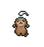 ドット絵プードル最高（個別スタンプ：14）