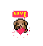 ドット絵プードル最高（個別スタンプ：23）