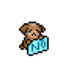 ドット絵プードル最高（個別スタンプ：31）