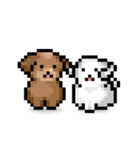 ドット絵プードル最高（個別スタンプ：38）
