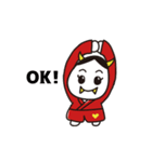 可愛すぎる能面キャラクター！はんにゃん（個別スタンプ：13）