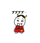 可愛すぎる能面キャラクター！はんにゃん（個別スタンプ：15）
