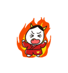 可愛すぎる能面キャラクター！はんにゃん（個別スタンプ：21）