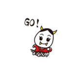 可愛すぎる能面キャラクター！はんにゃん（個別スタンプ：22）