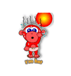 GenkiEnglish Baby Monkey Family（個別スタンプ：6）