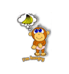 GenkiEnglish Baby Monkey Family（個別スタンプ：9）