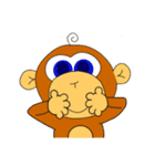 GenkiEnglish Baby Monkey Family（個別スタンプ：15）