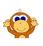 GenkiEnglish Baby Monkey Family（個別スタンプ：16）