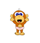 GenkiEnglish Baby Monkey Family（個別スタンプ：17）