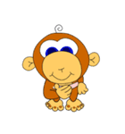 GenkiEnglish Baby Monkey Family（個別スタンプ：19）