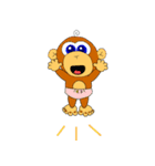 GenkiEnglish Baby Monkey Family（個別スタンプ：20）