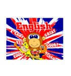 GenkiEnglish Baby Monkey Family（個別スタンプ：35）