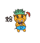 Pineapple Pig（個別スタンプ：8）