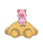 Piggy (Brown Bear and Piggy)（個別スタンプ：24）