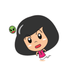Akemi and Little alien（個別スタンプ：16）